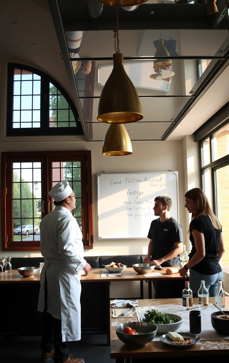 Aula Magna de demostración culinaria